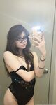 Hannahowo OnlyFans Glasses And Bodysuit