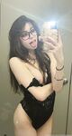 Hannahowo OnlyFans Glasses And Bodysuit