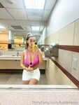 KaitKrems popped my titty out in the gym locker room oh shit