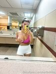 KaitKrems popped my titty out in the gym locker room oh shit